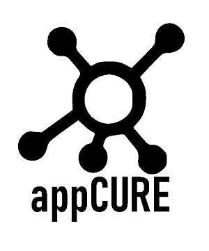 appcure logo black on alpha main